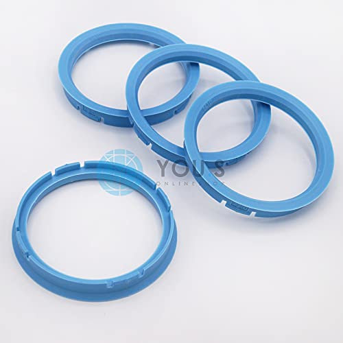 4 x ZENTRIERRINGE DISTANZRING für ALUFELGEN FZ51 73,0-64,1 mm CMS, DBV, Proline Wheels, Schmidt Revolution