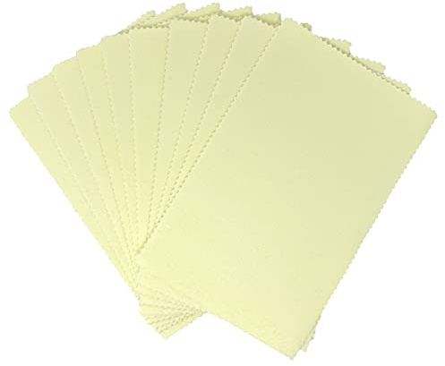 Sunshine Polishing Cloths, Bulk Pack, for Silver, Gold, Brass and Copper Jewelry (10 Pack)