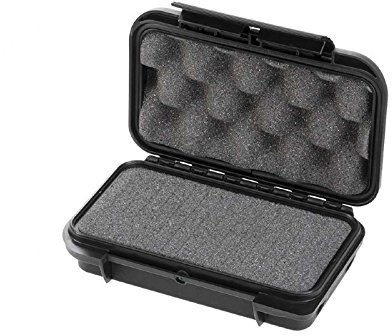 MC-CASES wasserdichte Transportbox für z.B. Smartphone bis 5.5 Zoll, SD-Karten, Kompaktkameras, Messer UVM. – IP67 Zertifiziert – Made in Germany – Wasser und – Staubdicht – Schlagfest (S)