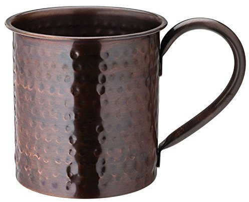Utopia F93032 Aged Copper Hammered Mug 19oz (54cl) Pack of 6