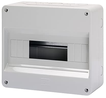 Gewiss Centralino Protetto Senza Porta Pareti con centrini di foratura predisposto per alloggiamento morsettiere IP40 (GW40028-12 Moduli)