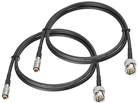 Superbat SDI Kabel 90cm 2 Stk DIN 1.0/2.3 Stecker auf BNC Stecker Belden 1855A Kabel 75ohm 3G/6G/12G HD-SDI Low Loss Digital Video Kabel für Videokamera Monitor Video Assist 4K HyperDeck Kamera