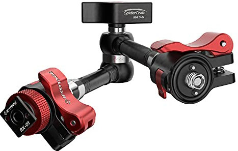 IFOOTAGE Magic Arm Spider Crab MA5-6, Quick Release Camera Arm Projector Mount, Payload 6KG, 1/4 and 3/8 Screw for Cameras/Monitor/Phone/Lights/Projector (11 inch)