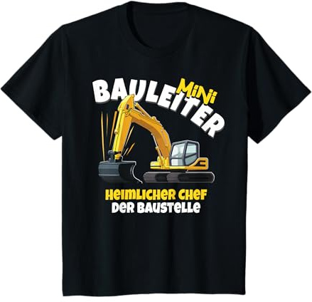 Kinder Mini Bauleiter Bauherr Bagger Kinder Mini Bauleiter T-Shirt