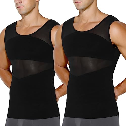 Casey Kevin Compressione Uomo Shapewear Canotta Contenitiva Snellente Intimo Modellante Dimagrante Fascia Pancia Sportivo Fitness Canottiera Canottiere Intimo Elasticizzato