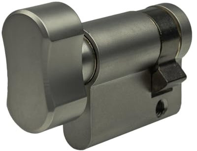 Ankerslot Knauf-Halbzylinder Länge 55/10 | Knaufzylinder mit Profil-Halbzylinder für einseitig abschließbare Türen und Tore | bequemes Öffnen und Schließen mittels Knauf - Kein Schlüssel benötigt