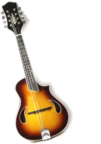 Anfänger Mandoline-Instrument 8-saitiges Sunburst-Mandoline-Musikinstrument Korpus Aus Fichtenholz Klare Artikulation Und Ein Knackiger