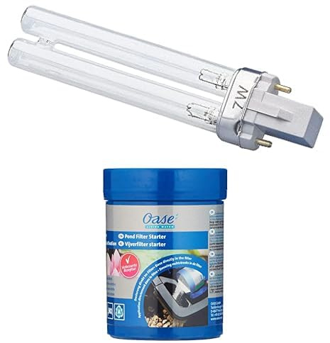 Oase Ersatzlampe UVC 7 W + AquaActiv BioKick, 100 ml