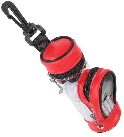BESPORTBLE Golftasche Bucket-Golf Halter Gadgets Zubehör Taschen Wagen Golf Bag Golfball-Organizer Golf-Minitasche Golfball Aufbewahrung Hüfttasche für Golfbälle Praktische Golfballtasche PVC