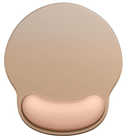 Tapis de souris ergonomique en silicone avec repose-poignet pour ordinateur, bureau, plusieurs couleurs