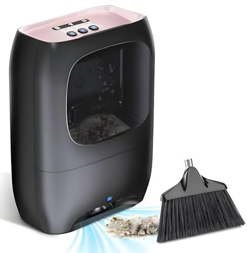 Aspirateur Salon, pic de poussière Automatique à Vide sans tactement, 1500 W aspirateur électrique, Poubelle électrique de Salon de Coiffure pour Les Poils d'animaux de Compagnie à Salon