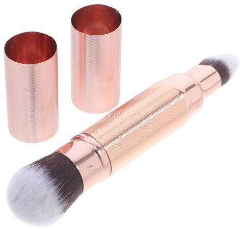 VICASKY Dual-ended Makeup Brush Mit Herausziehbarem Concealer Foundation-pinsel Multifunktionales Kosmetikwerkzeug in Roségold Für Präzise Anwendungen