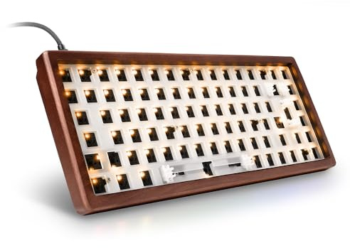 Sharkoon Skiller SGK50 S3 Wood Barebone, RGB Gaming Keyboard