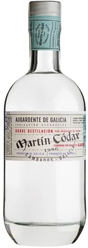 Aguardiente de Galicia Martín Códax 43% Vol. – Destilado Gallego Artesanal con Sabor Intenso y Puro