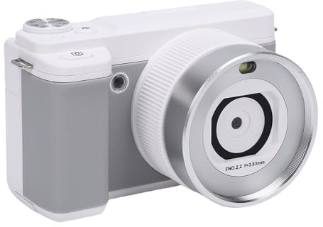 AKLOSIPY Appareil Photo Numérique 80MP avec écran Rabattable à 180°, Zoom 18X, WiFi, Flash, Résolution 80MP pour Paysages et Portraits avec Filtres, Batterie Li, écran LCD 3,0 Pouces,
