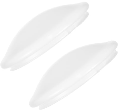 IWOWHERO Abat-Jour en PVC Blanc pour Ventilateur de Plafond, Lot de 2 Globes de Remplacement, Installation Rapide, Adapté pour Chambres et Balcons