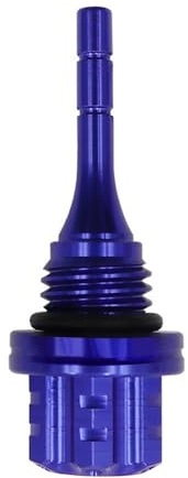 Oljemätstickor Motorcykel Tillbehör Motor Oljemätsticka Påfyllningslock Oljenivåmätare Mätsticka För GY6 För BWS För 125CC(Blue)
