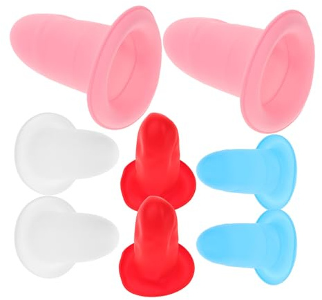 LIFKOME Copri Flaconi da Viaggio Protezione Antigoccia in Silicone Elastico Set 8 Pezzi Design Allungabile Fino a 22 Cm per Bottiglie da Viaggio per Lunghi Viaggi