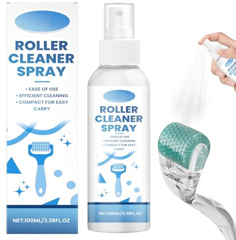 Derma Roller Cleaner Spray 100ml, Microneedling Roller Cleaner | Gentle Tool Care Solution, For Beard Rollers, Microneedle Pens & Skincare Devices, Gentle & Effective Cleaning