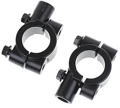 HDBUBALUS Motorrad-Spiegelhalterung, 8 mm, 2 Stück