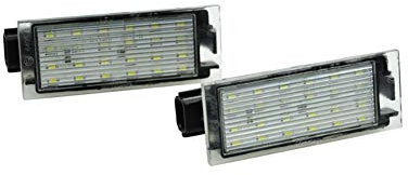 AutoStyle Set LED License Plate Lights compatible with Renault/Opel various models