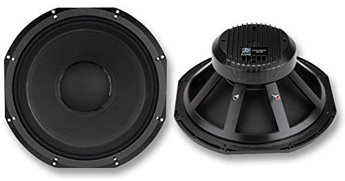 Altavoz, subgraves, 18 pulgadas 800 W, 1 Khz, 35 Hz, 8 ohmios, 33 Hz, sensibilidad (Db) 99 db, woofer con función de transductor, tamaño del cono 18 pulgadas (457 mm), 205 mm, 485 mm, diámetro del