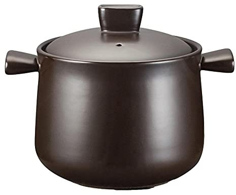 ksamwjf Terrakotta-Auflauftopf Keramik-Auflauf Tontopf Ton-Kochtopf Haushalt Offene Flamme Gas-Keramik-Topf mit hoher Temperaturbeständigkeit.-8L