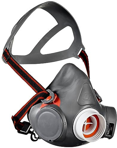 3M HF-300 Atmenschutz-Halbmaske M, Halbmaske mit Ersatzfilter