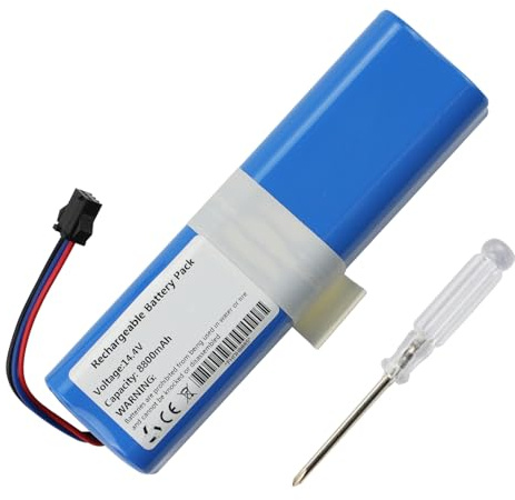 MULS 8800mAh L900 Vacuum Cleaner Battery Replacement for AIRROBO T10 T10+, Coredy L900X L900W, UONI S1 V980 Series, Onson J30 Pro, Kyvol Cybovac E31 S31, NEABOT N2 Robot Vacuum Cleaner