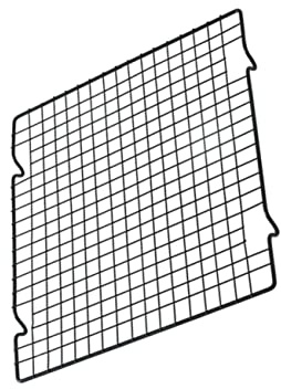 PRETYZOOM Antihaftbeschichtetes Gebäck Kühlgitter Aus Karbonstahl 28x25cm Für Kuchen Und Kekse Mit Gebogenem Stützrahmen Und Verbesserter Luftzirkulation