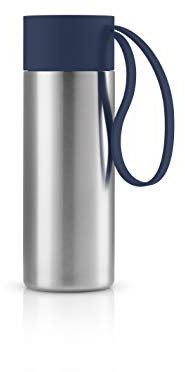 Eva Solo | to-Go-Becher 12oz | Doppelwandiger Thermobecher mit Vakuum | Dänisches Design, Funktionalität und Qualität | Marineblau