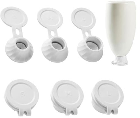 Upside Down Bottle Cap - Reusable Bottle Emptying Lid Stand Inverted Bottle Cap - Shampoo Dispenser Lid Shower Gel Bottle Cap Cover with 3 Sizes for Shampoo Condiments