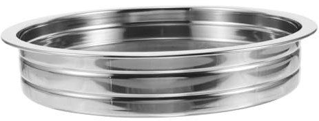 WATIIFUFU Stainless Steel Communion Bread Plate Metal Religious Plate Pie Dish Pizza Tray for Church Home