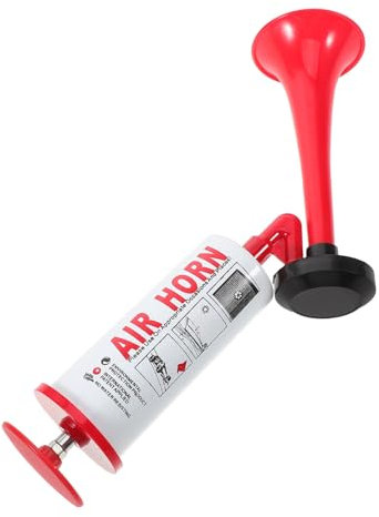 Yardwe 2stücke Drucklufthörner Für Boot Tragbar Lufthorn Für Sport Fußball Party Favors Wiederverwendbar Bootshupe Sport Horn Minimalistisches Design Langlebige Materialien