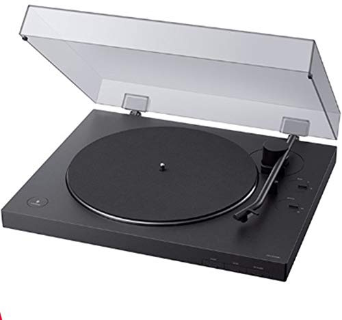 ZJFHEYUO Tourne-disques Bluetooth, Tourne-Disque Vinyle, Tourne-Disque rétro, Gramophone avec Housse Anti-poussière, connectable par Bluetooth
