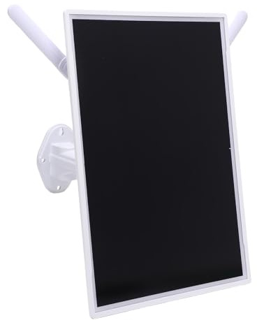Fockety Routeur Modem 4G LTE à énergie Solaire avec Emplacement pour Carte SIM, Extension Wi-FI extérieure, avec 2 antennes externes, Panneau Solaire 15 W et Batterie 24 000 mAh