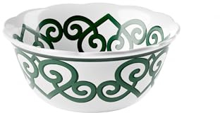 Guzzini HARMONIA Récipient en mélamine, diamètre 22 cm, résistant aux chocs, lavable au lave-vaisselle (vert forêt)