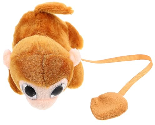 MOLUCKFU Magnete Peluche Scimmia da Spalla Accessorio Cosplay Costume Animale Decorazione per Feste e Performance Tessuto Morbido Fissaggio Magnetico Sicuro Set per Travestimenti