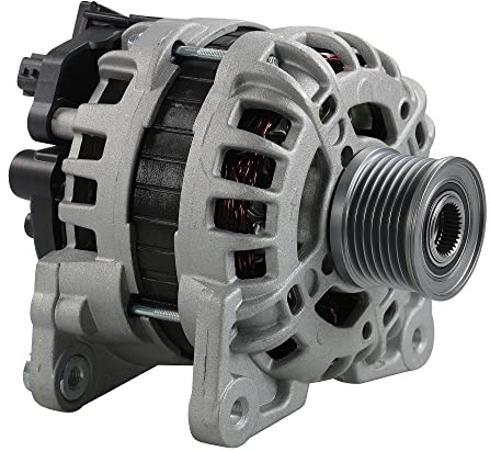 BESTPRICE 1x Lichtmaschine 12V 90A Kompatibel mit DACIA LODGY, LOGAN, SANDERO II, RENAULT CAPTUR I (J5_, H5_), CLIO (BH_) (KH_) (BH_), TWINGO, SMART FORFOUR (453), FORTWO (453)
