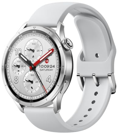 XIAOMI Watch S5 46 mm, smartwatch Hombre y Mujer, GPS, 21 días, Plata | Brillo de 2500 nits, sensor de salud 4 LED, sueño 2.0, mapas sin conexión, HyperOS, control por gestos