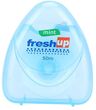50 m Soie Dentaire à Saveur de Menthe Micro-cire, Soie Dentaire Droite Ultra-Fine à Haute Résistance, Dents Propres en Douceur, se Brise pas Facilement (1PCS)