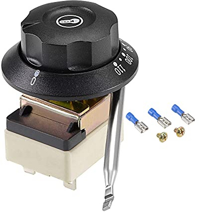sourcing map Thermostat capillaire 1NO 1NC 250 V 16 A 30-110 C pour four et réfrigérateur, 0,7 m, avec 2 vis et 3 bornes à sertir