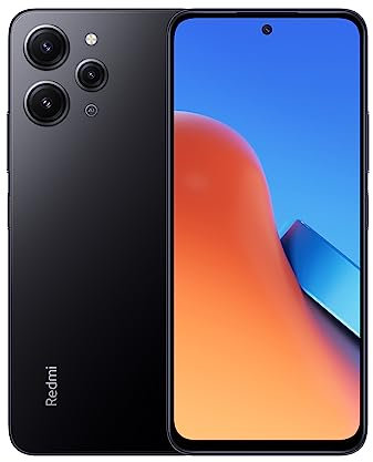 Xiaomi Smartphone Redmi 12 4GB/128GB 6.79 FHD+ DotDisplay Screen 5000mAh 18W Fast Charging 50MP Triple Camera (Black)