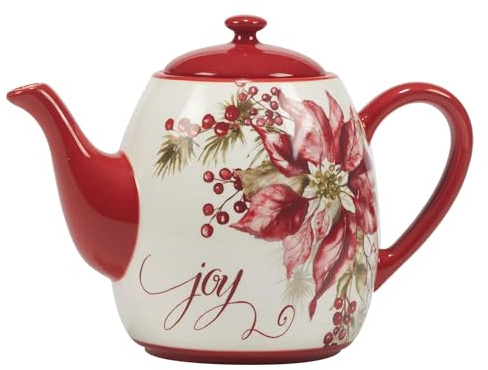 Certified International Winters Joy Teapot 40 oz.
