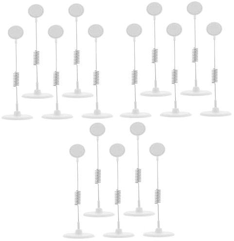 MAGICLULU 15stücke Teiliges Set Tag Halter Pop-up Werbeaufsteller Für Supermärkte Transparente Preisdisplayständer Stabiler Tischkartenhalter Für Etiketten Und Menüs