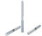 ORTAVA Torx Lot de 10 vis à double filetage M6, M6 x 80 mm, vis à double filetage TX15, vis à bois, en acier galvanisé