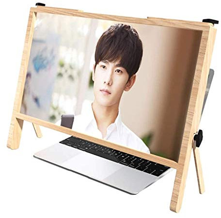 21-Zoll-Laptop-Bildschirmlupe, Anti-Blaulicht-Laptop-Displayschutzfolie, 3D-Ultra-Clear-Blu-ray-Lupe, faltbar, Computer-Bildschirmlupen mit verstellbarem A