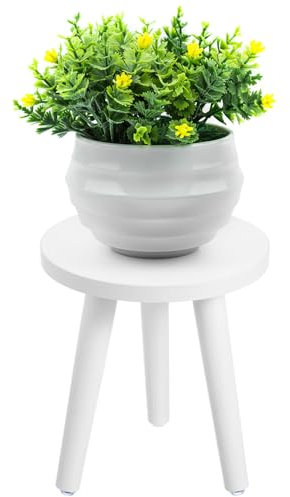 DOITOOL Kleiner Blumenständer Aus Massivem Holz Moderner Pflanzenständer Etagen-Blumentopfregal Pflanzentöpfe Pflanzenregal Tabletts Dekoratives Blumentopfregal Dekorativer