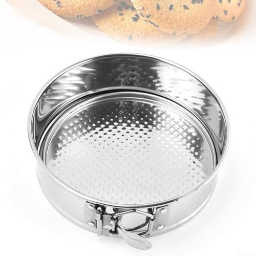 SPORTARC 304 Stainless Steel Baking Tray, Cheesecake Pan, 7inch Springform Cake Tin with Nonstick Coating, Round Bakeware Cheesecake Pan, 81W899WAW736A65UAUVKF