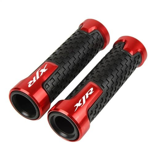 YULEGUDI Motorrad Griffe Für Y&amaha Für XJR1200 XJR1300 XJR 1200 1300 1995-2016 2015 2014 2013 7/8 Motorradzubehör Lenkergriffe (Color : Red)